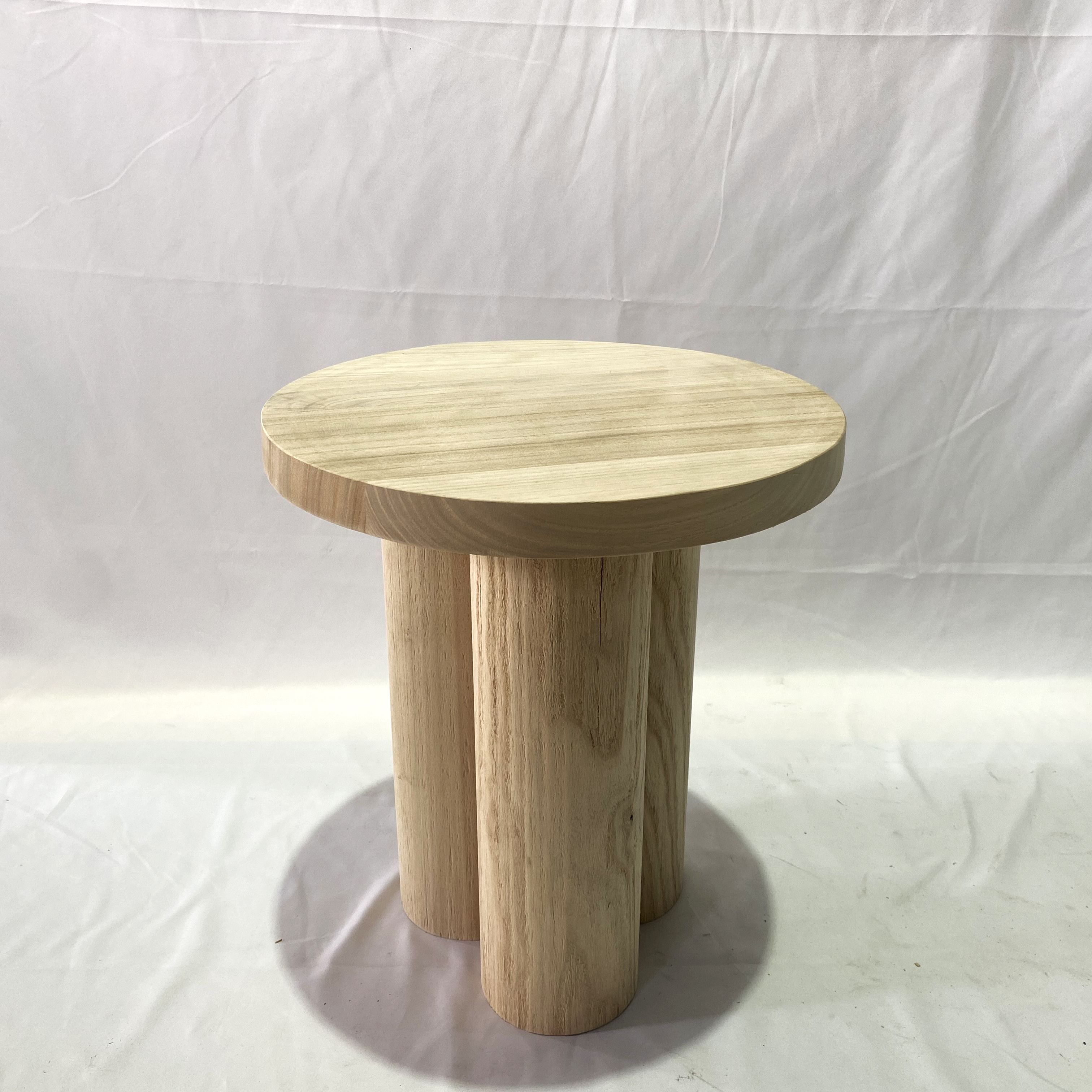 Small round vintage end table