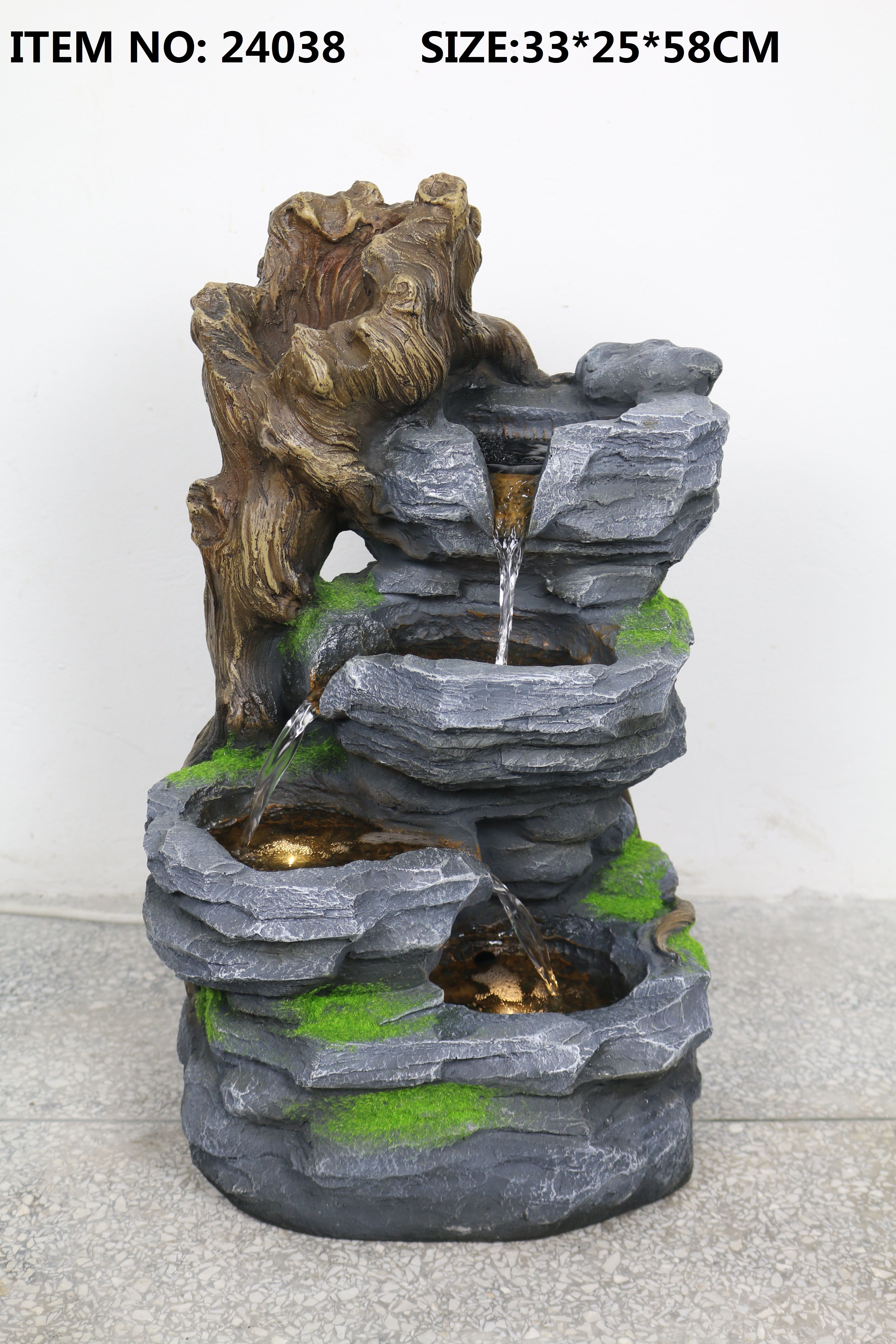 Hot sale water fountain in stone finish