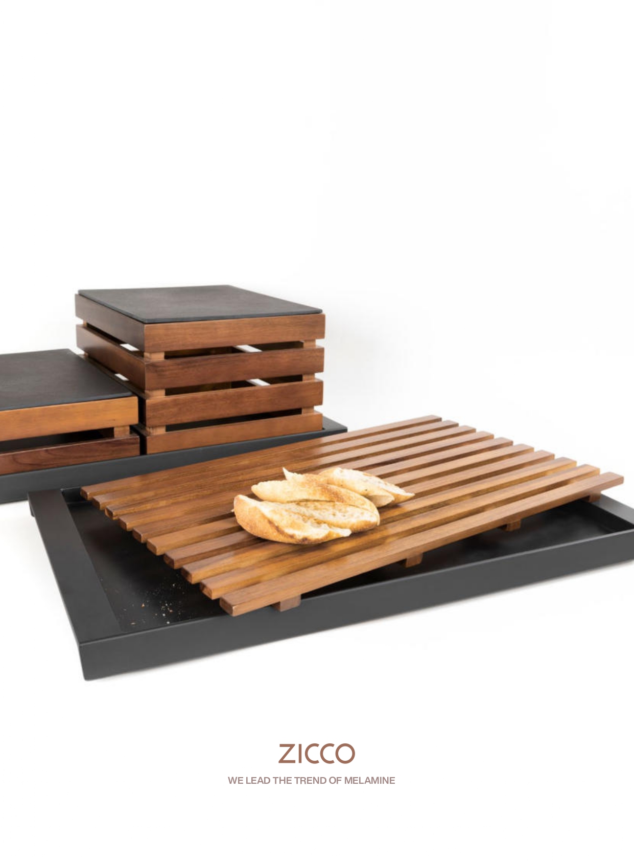 ZICCO High-end MelamineTwo Layers Bread Rack of MO RIVER SERIES