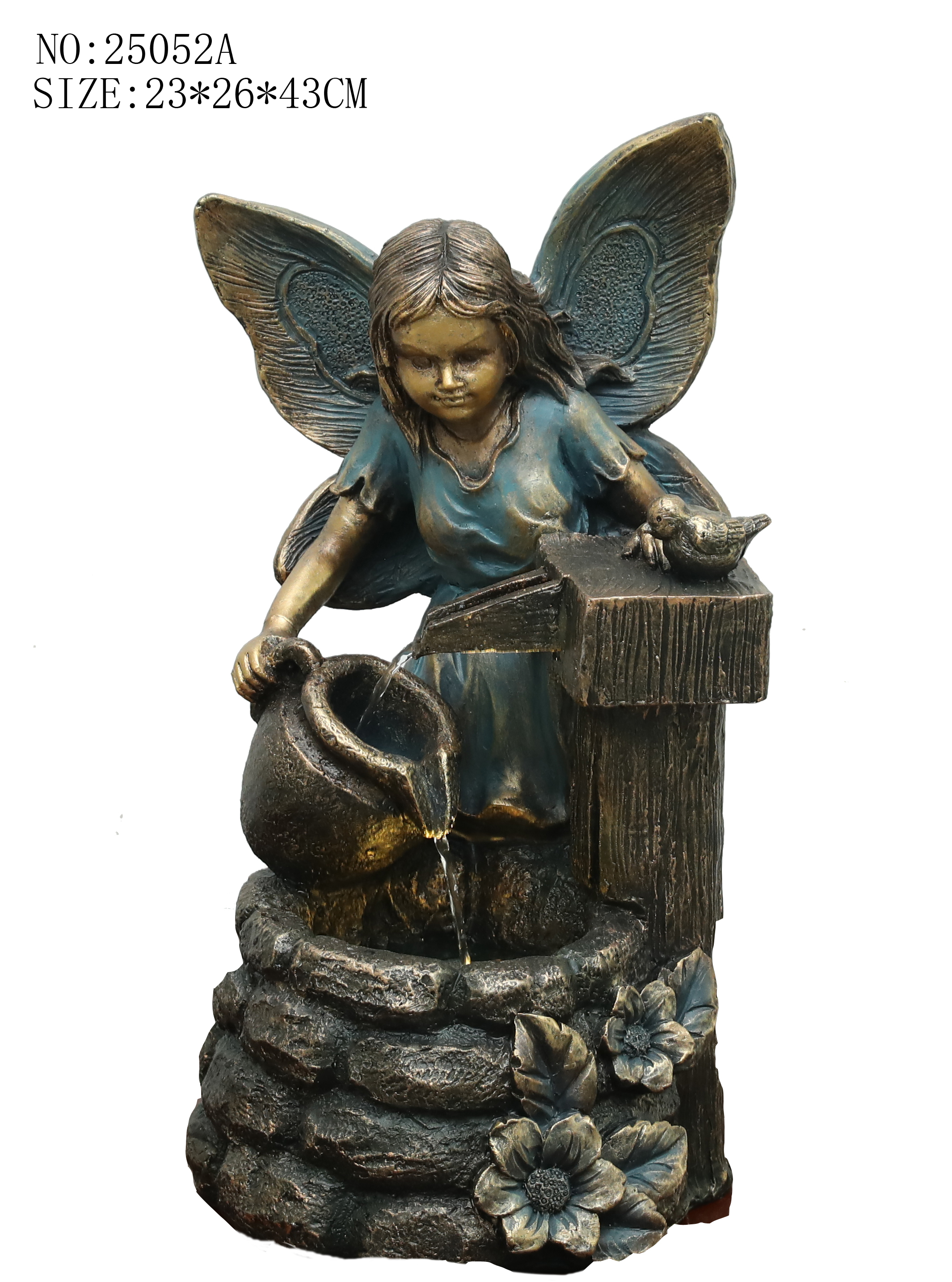 angel water fountain for garden