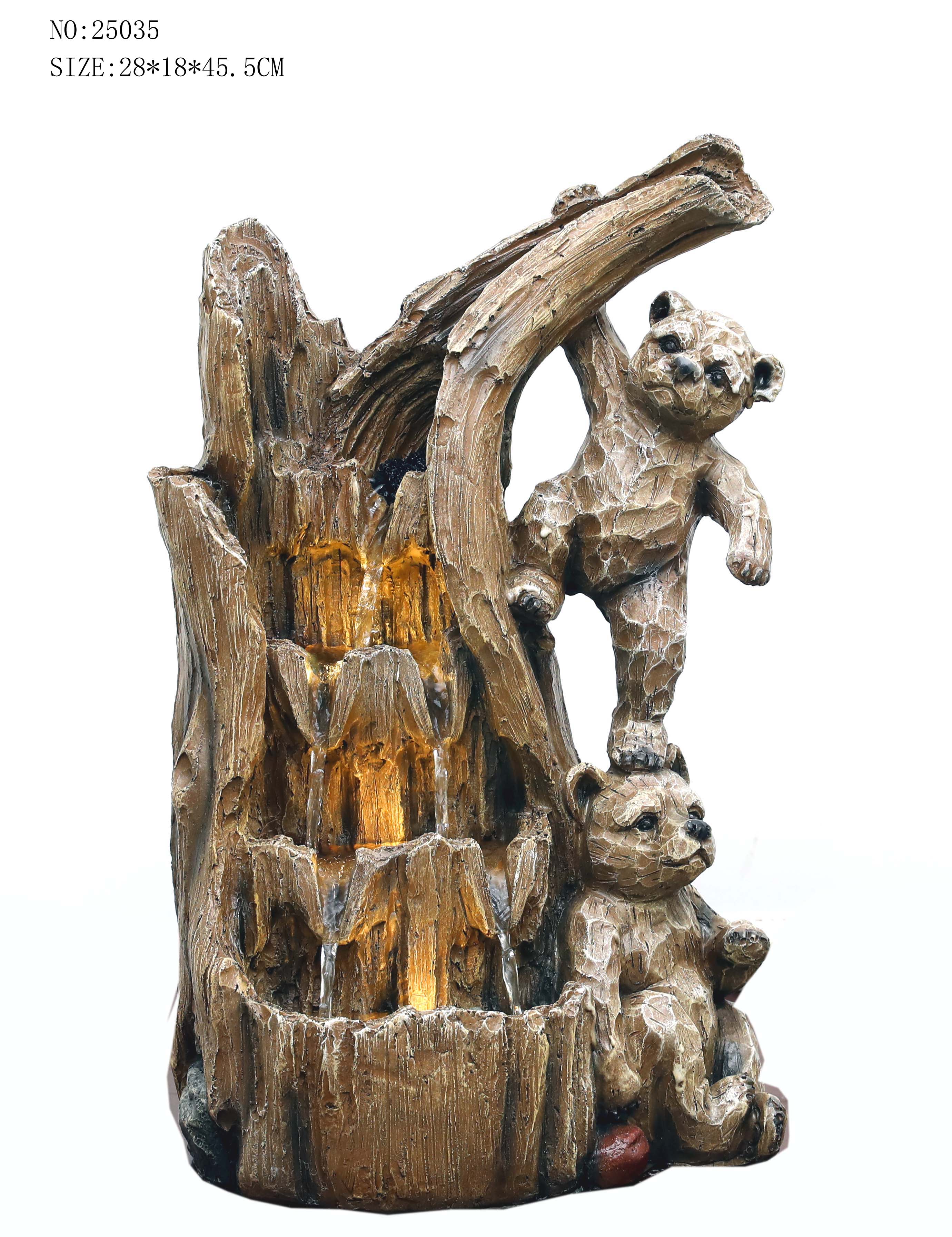 Big size rockery water fountain for garden