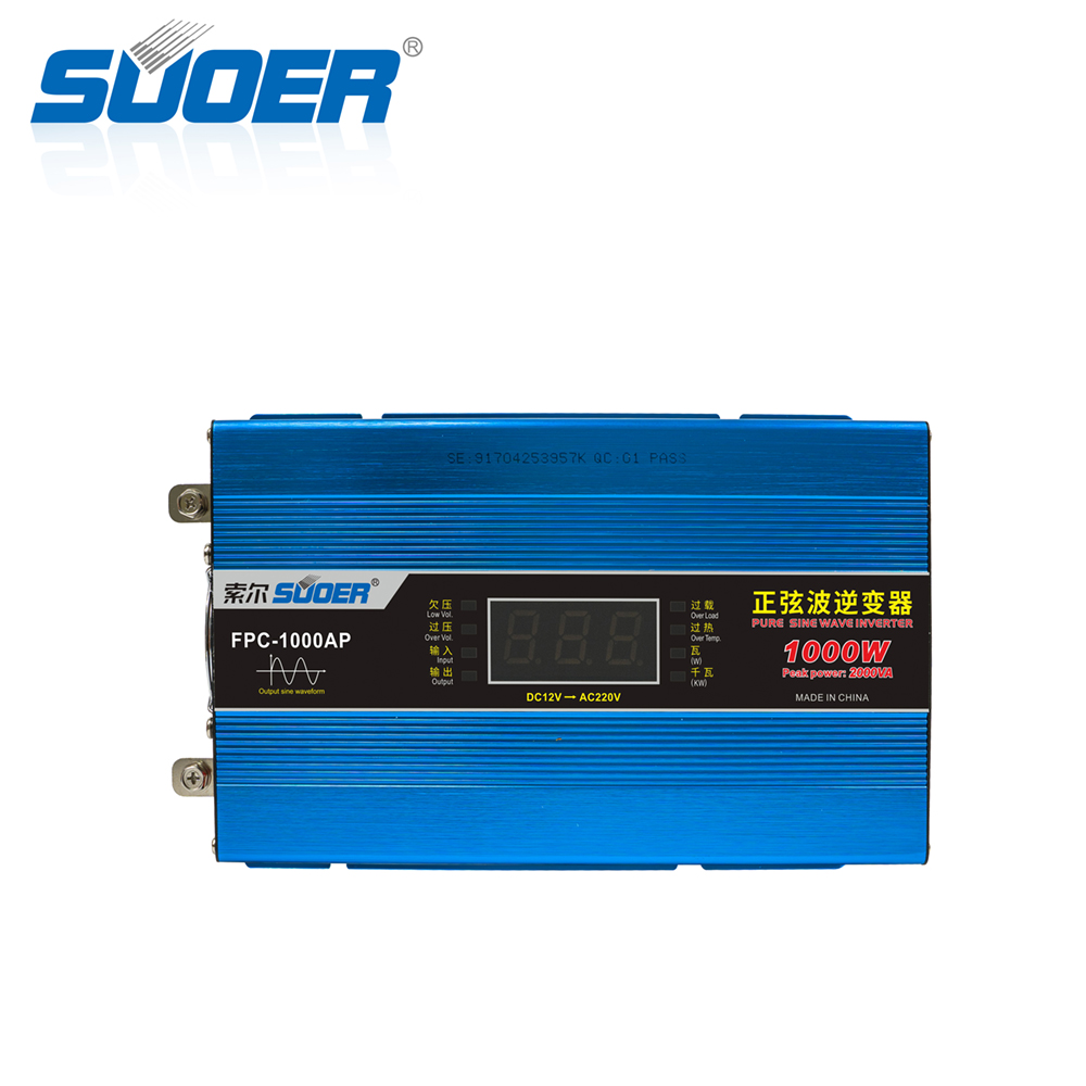 Power inverter 1000 watt inverter oem off-grid 12VDC 1000W pure sine wave power inverter