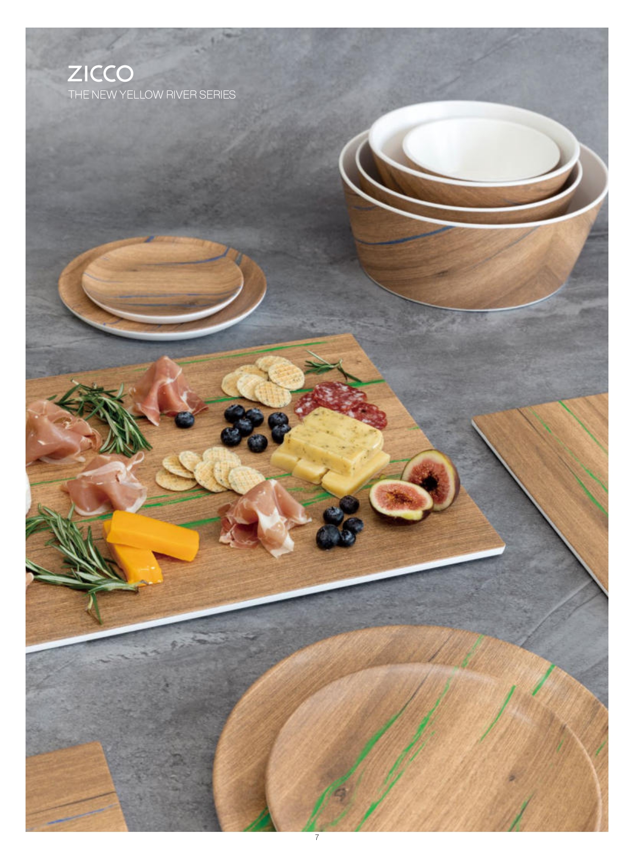 ZICCO New Yellow River Series-High-End Melamine Tableware