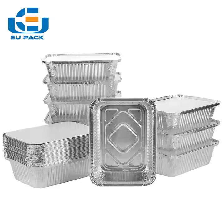EU packaging Oblong Foil Container EC1512