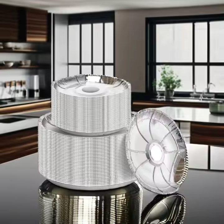 EU packaging Round Foil Gas Stove Mats EL16-Y