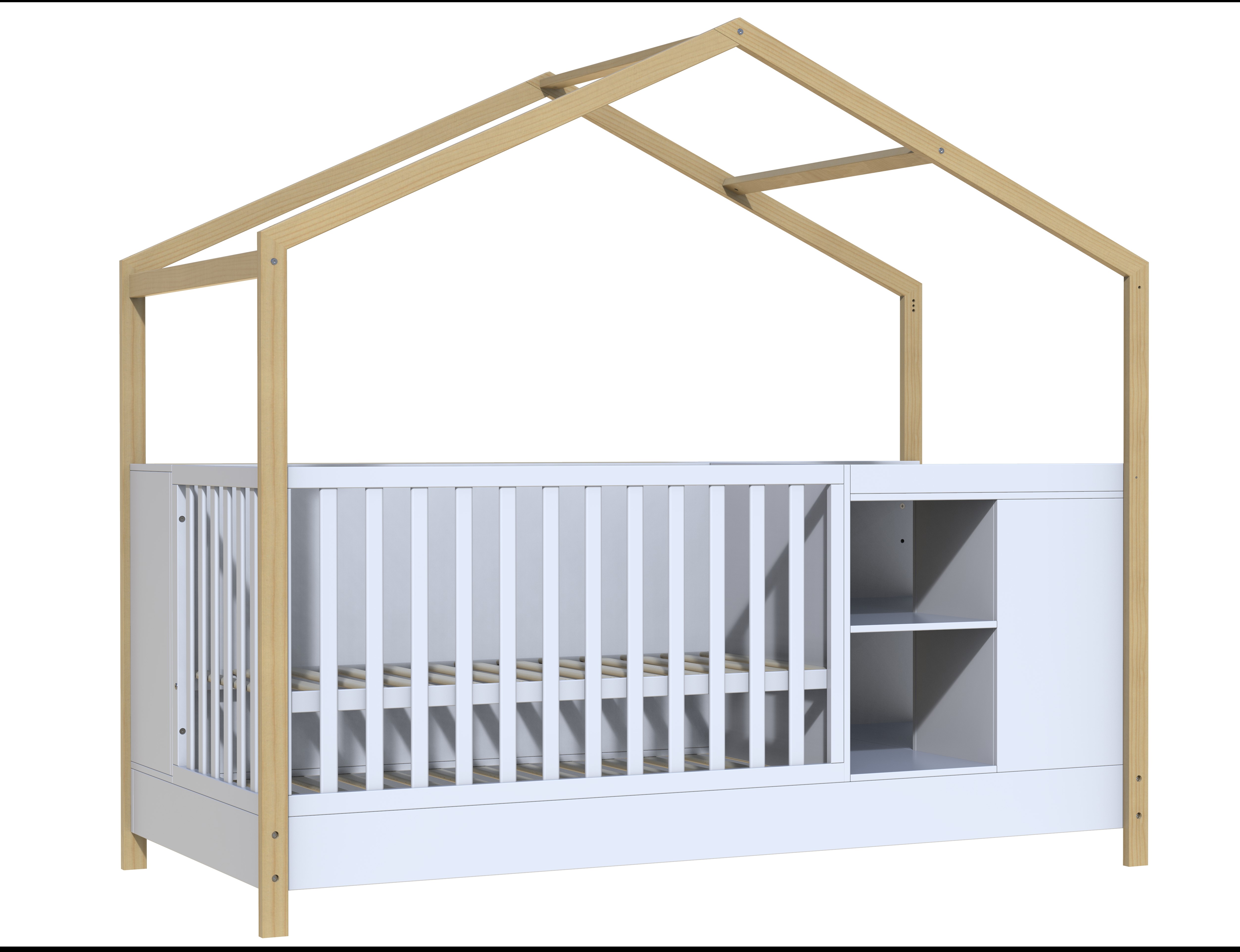 Multi-functional cot bed