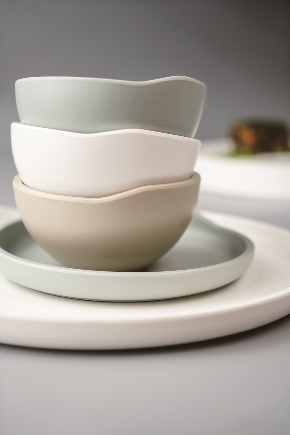 ZICCO Modern Design Tableware Melamine Dish Restaurant Used Buffet Plate & Bowl