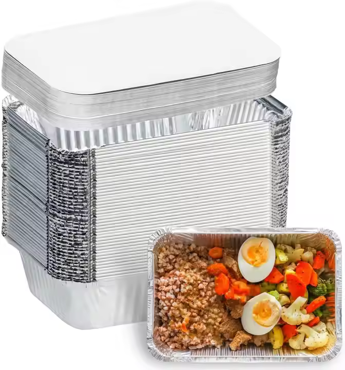 EU packaging Oblong Foil Container EC1411