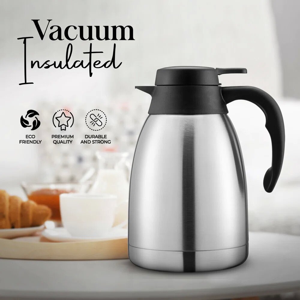 Vacuum Flask Water Jugs Thermal Coffee Carafe Stainless Steel Vacuum Flask Hot Water Thermos