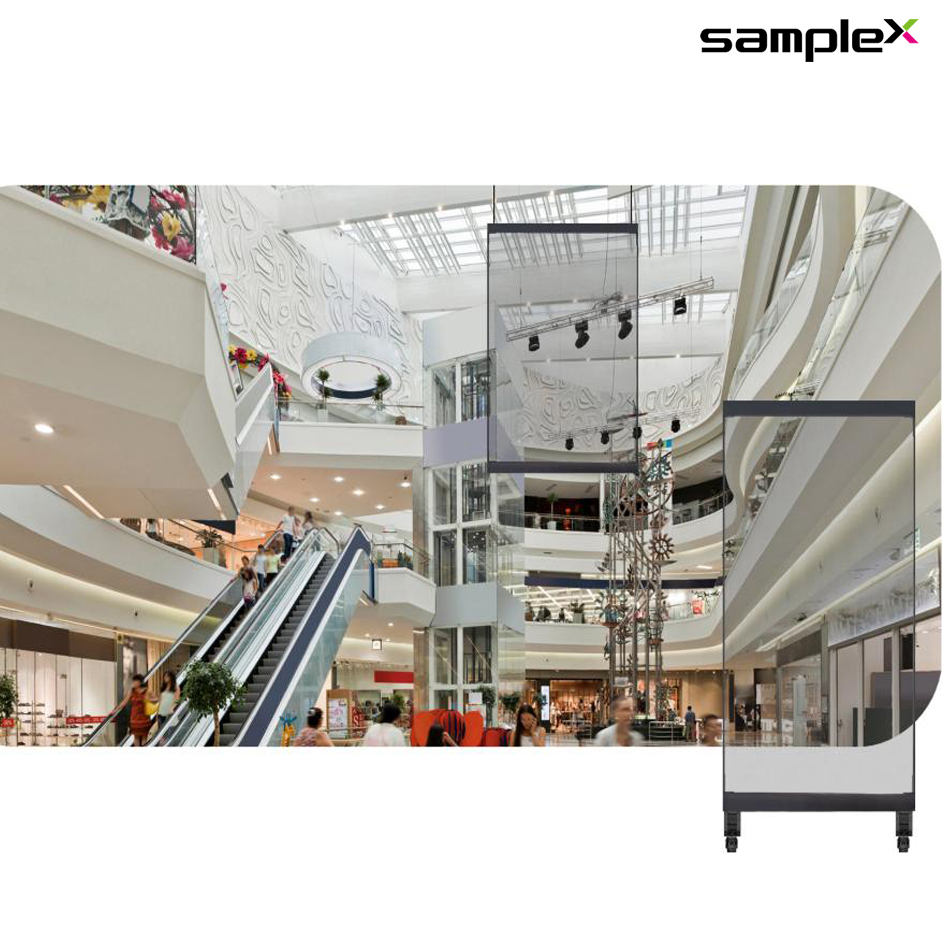 Samplex Holographic Screen Transparent Ultra-thin Flexible 3D Display