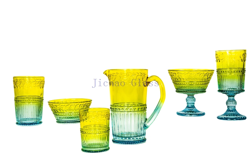 Leaf goblet leaf highball leaf dof leaf jug leaf sugar bowl leaf bowl leaf icecream bowl