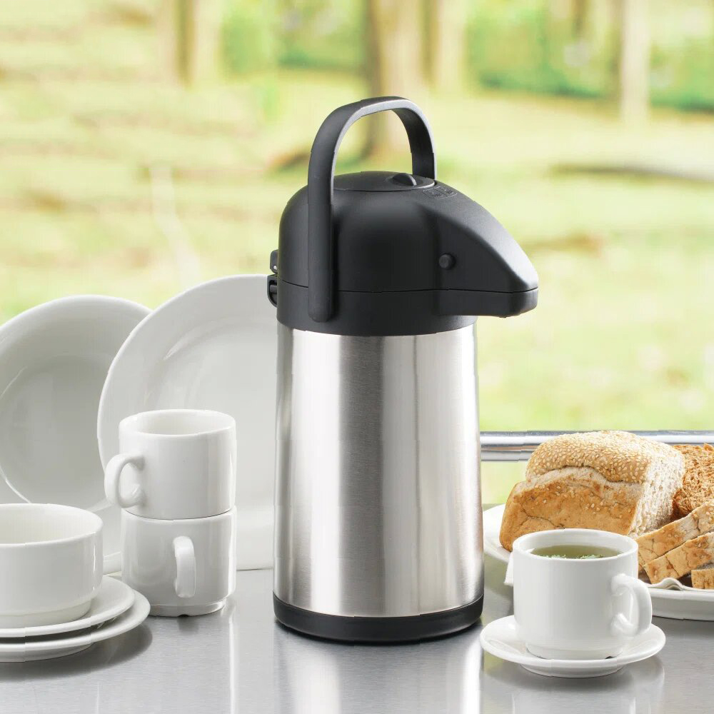 Inox Airpot Thermos Stainless Steel Coffee Carafe Inox Termo Hot Cold Water Termoc Vacuum Flask