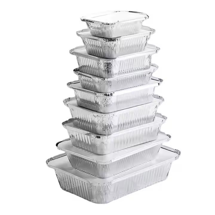 EU packaging Oblong Foil Container EC1711