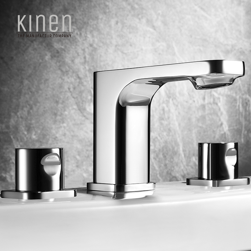 Kinen ARINAplus Series 3-Hole Basin Mixer in Chrome