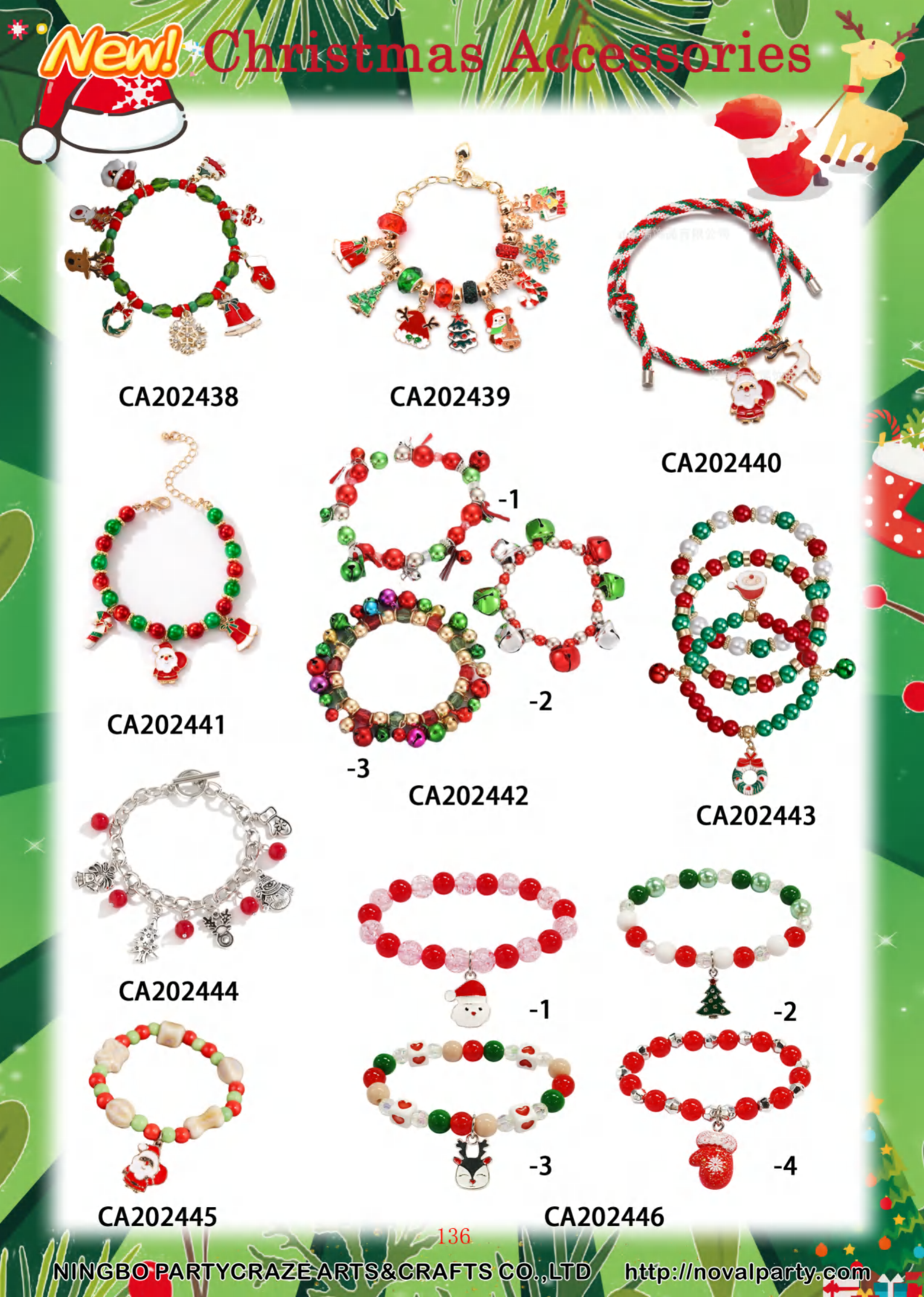 Christmas Tree Bracelet Santa Claus Bracelet Christmas Decoration
