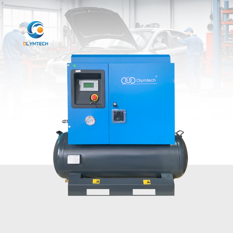 Customized 2-in-1 Screw Industrial Single-Phase Air Compressor with Customizable Configurations
