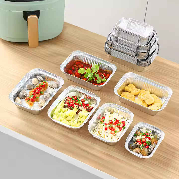 EU packaging Oblong Foil Container EC1713