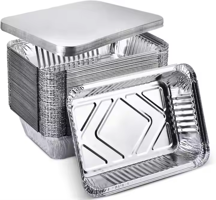 EU packaging Oblong Foil Container EC1814