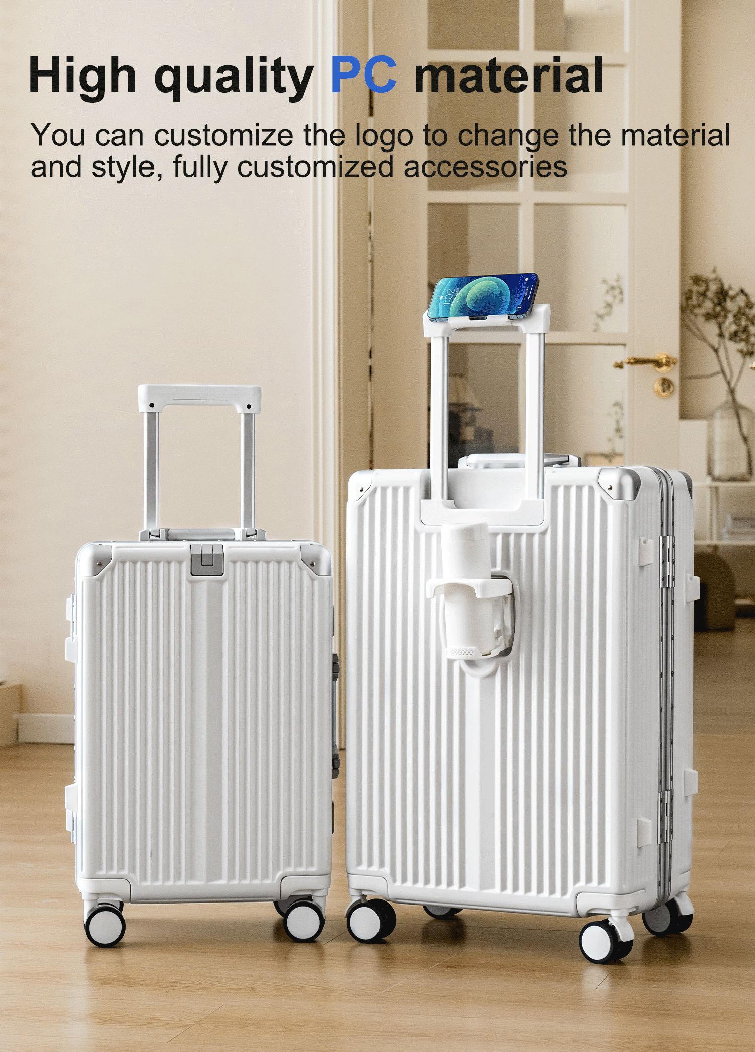 3-Piece travel luggage suitcase set