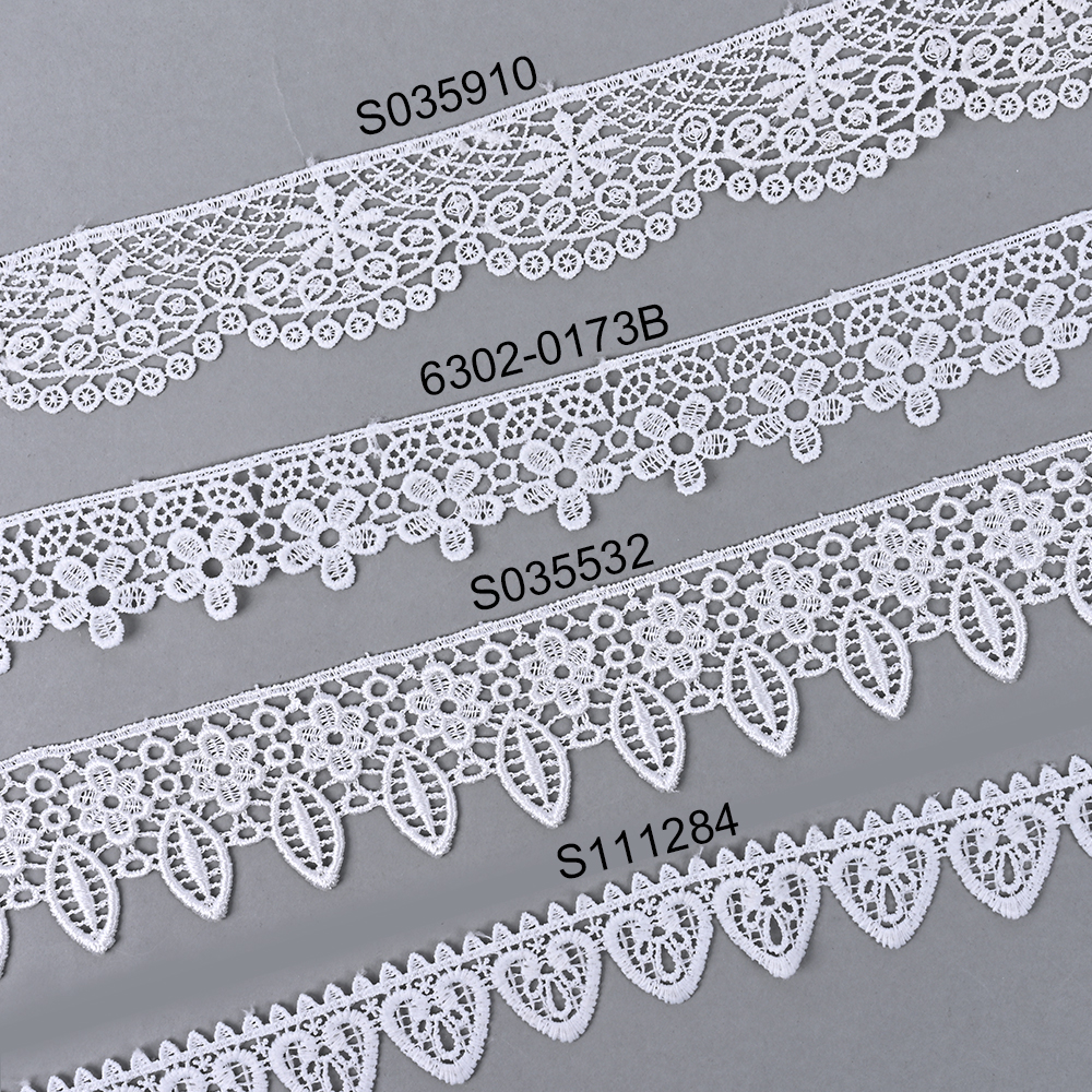 Polyester Guipure Lace Trim Ribbon Factory