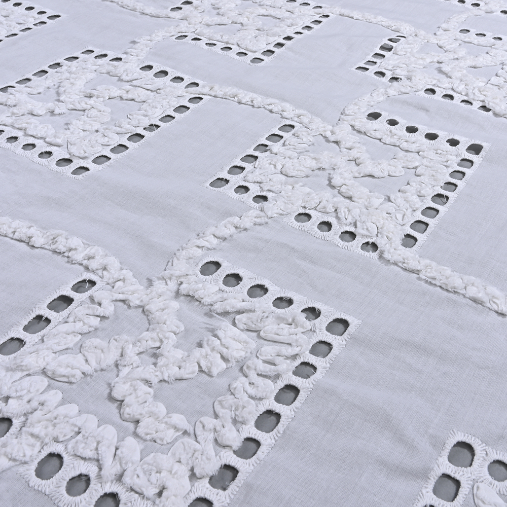 Cotton Embroidery Lace Fabric