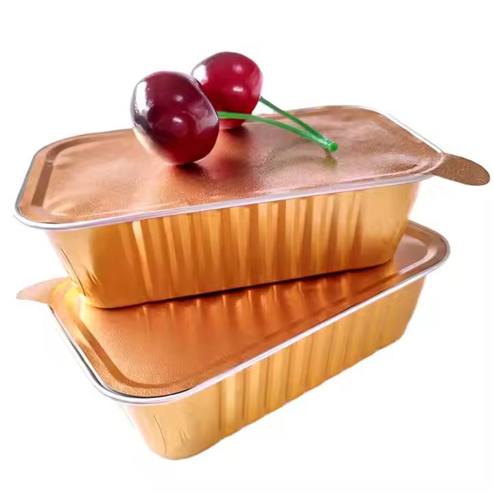 EU packaging Golden Rectangle Smoothwall Foil Container EWC1913