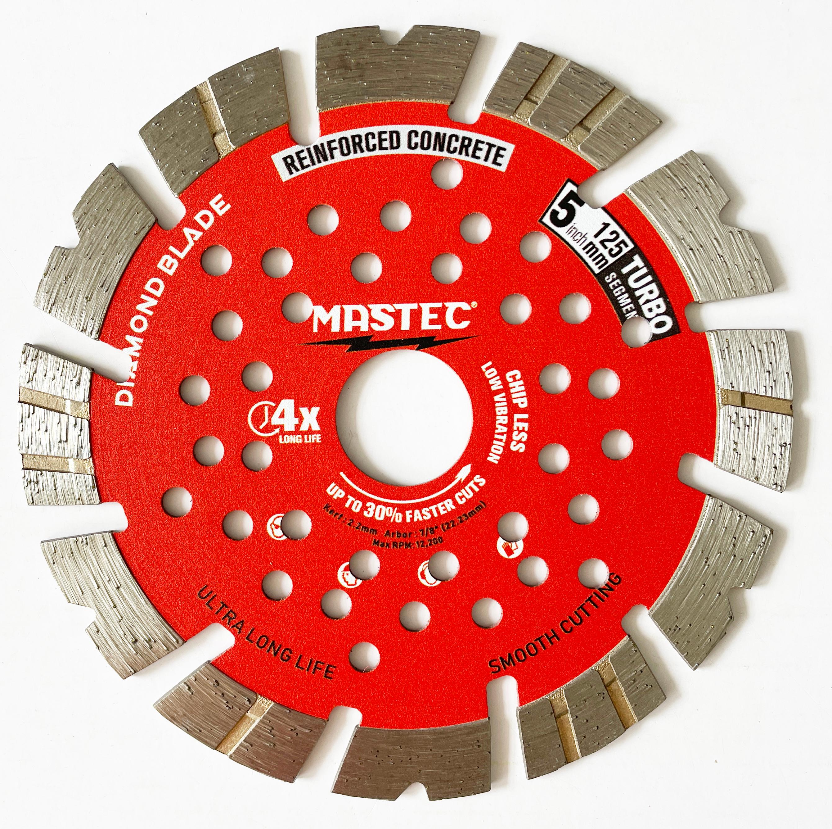 5 Inch Hot Pressed Segment Turbo Diamond Saw Blade