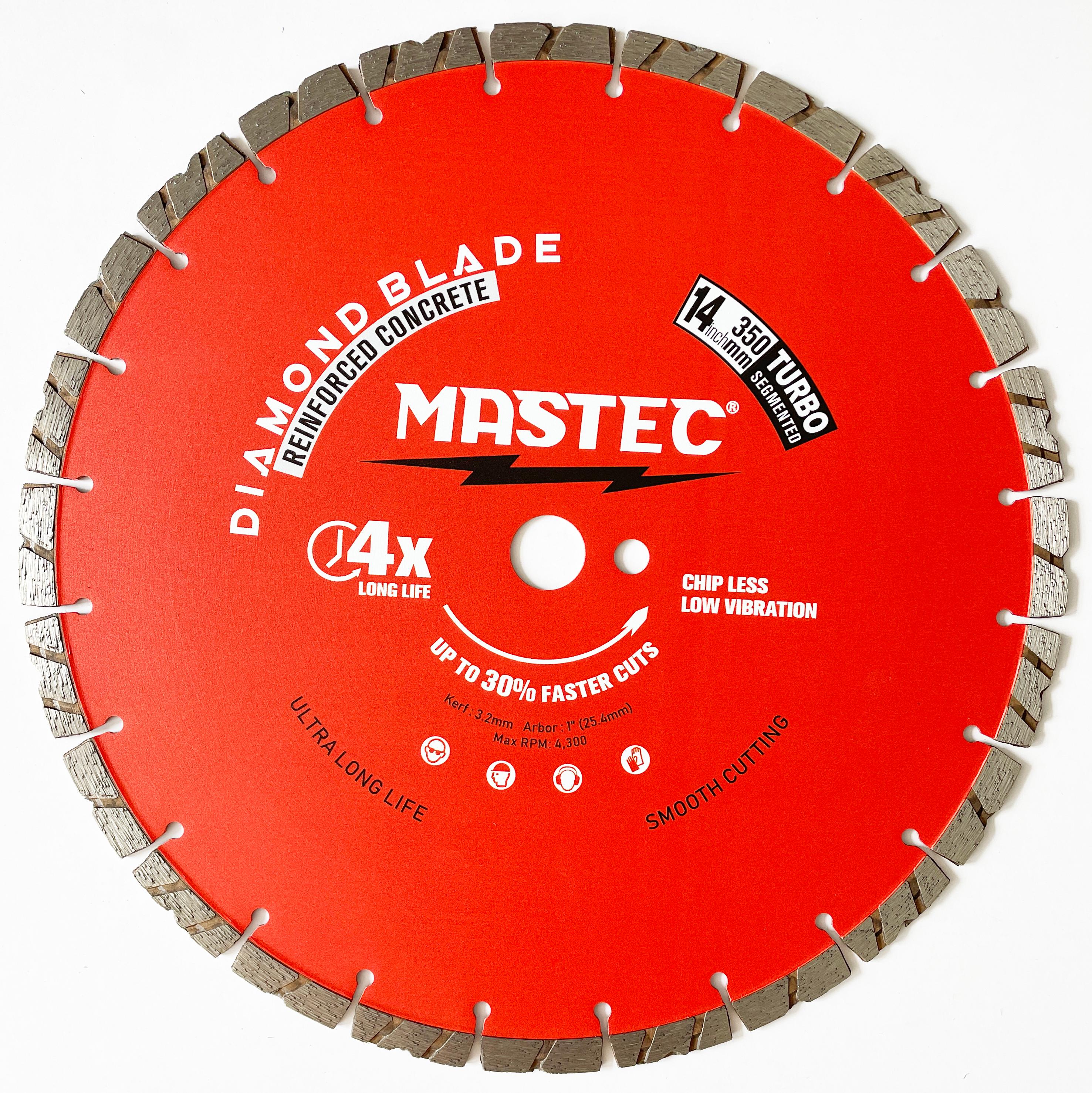 Diamond saw blade "v"segment turbo 14 inch
