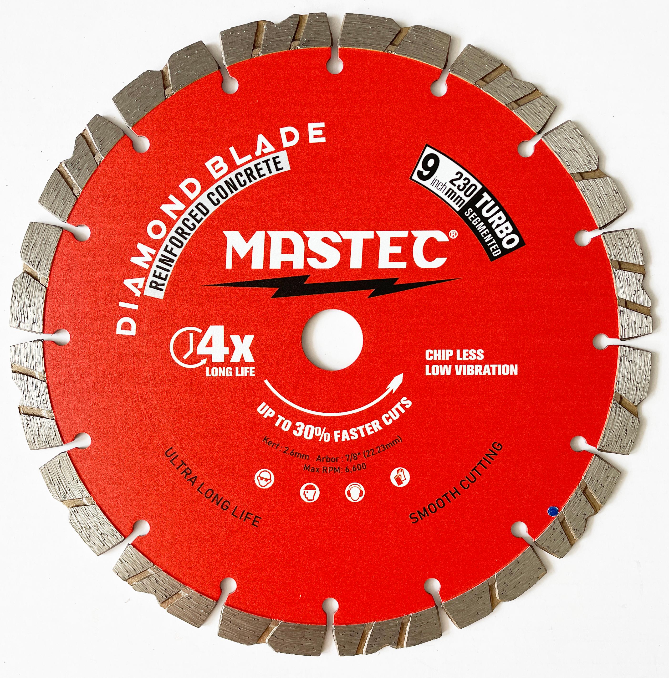 Diamond saw blade “v”segment turbo 9 inch