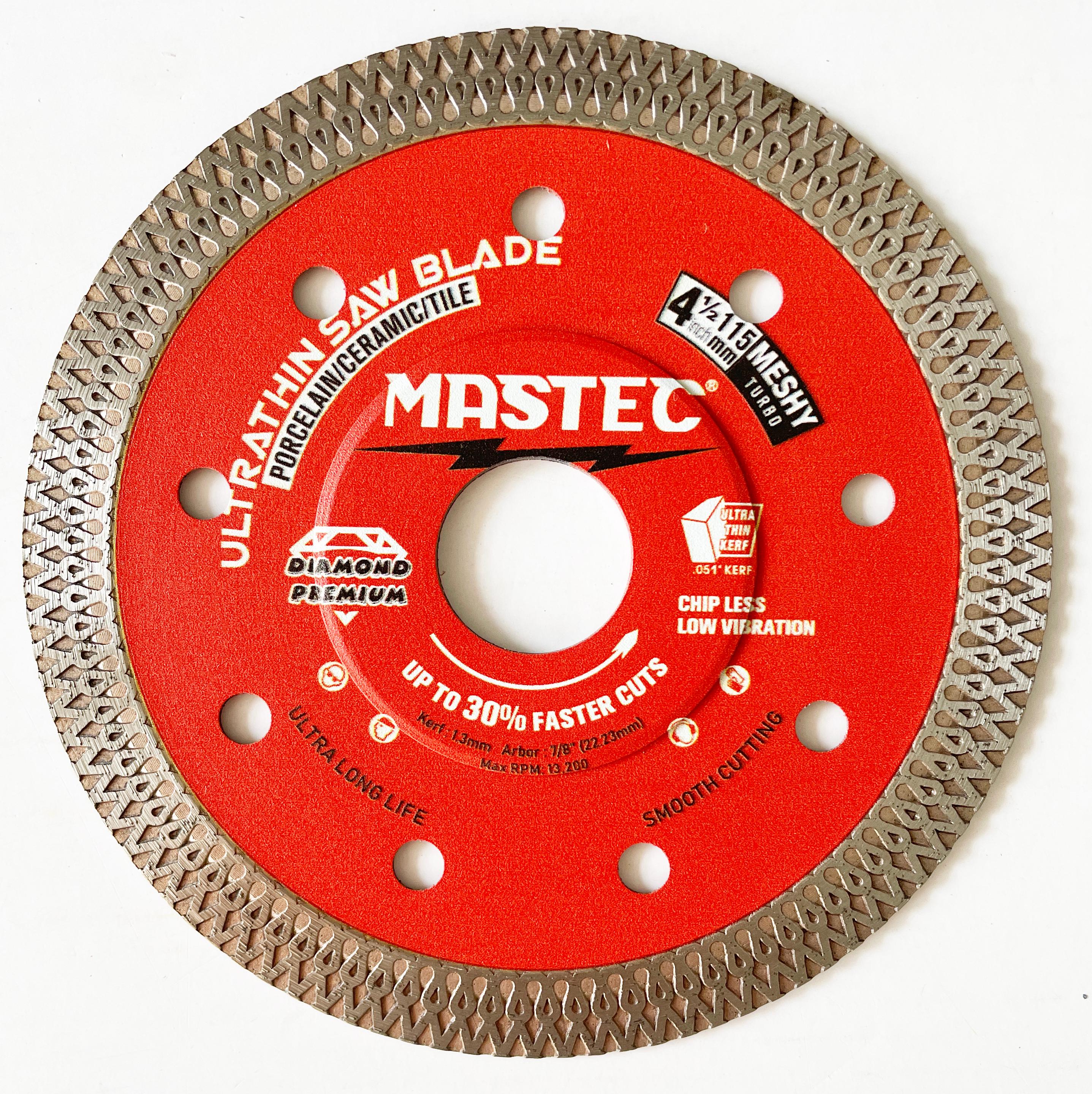 115mm hot pressed super thin X-turbo saw blade