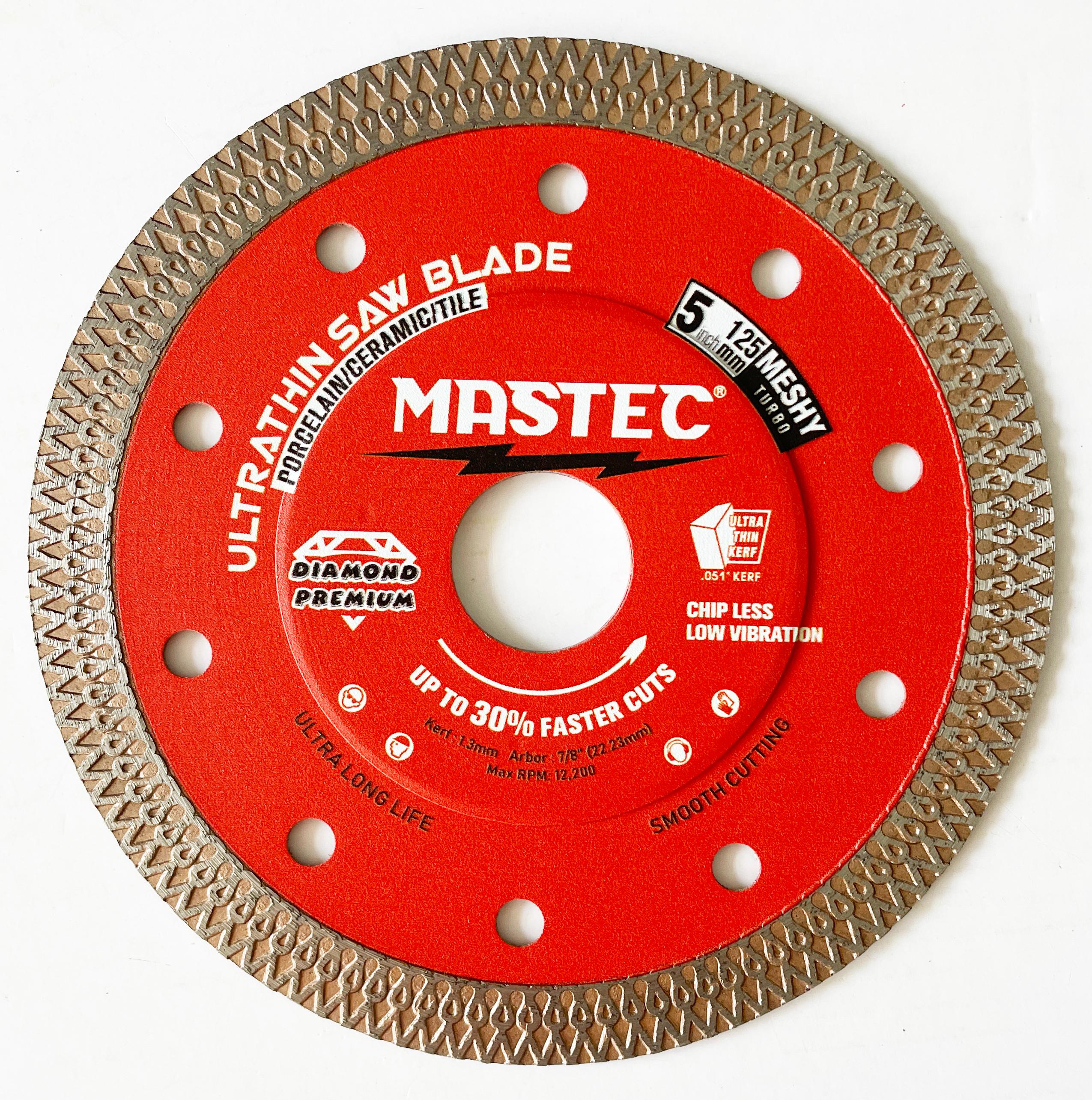5 inch hot pressed super thin X-turbo saw blade