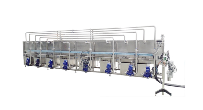 Glass bottle pasteurization tunnel sterilizer
