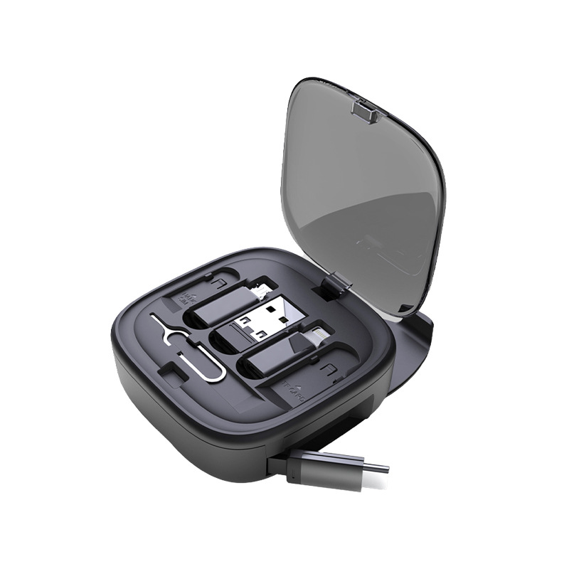 Multi-Function Phone Cable, All-In-One Phone Cable, Retractable Phone Calbe 60w Fast Charging