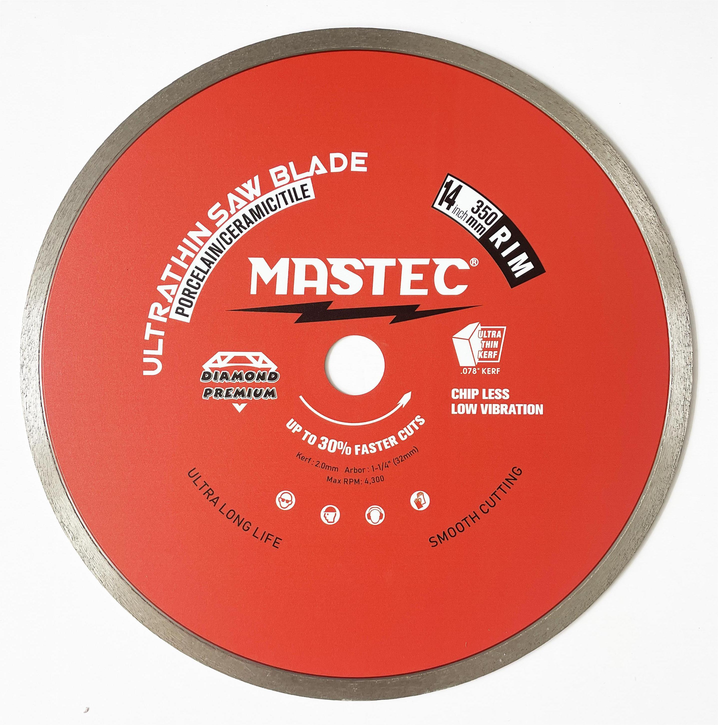 14 inch hot pressed super thin rim diamond saw blade
