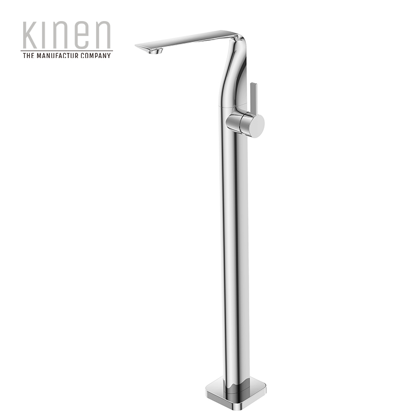 Kinen Vogue Series Single Lever Bath Mixer Floor-standing in Chrome