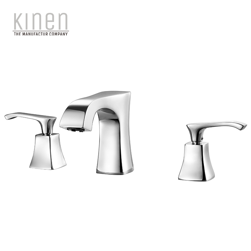 Kinen Triumph Series 3-hole Basin Mixer in Chrome