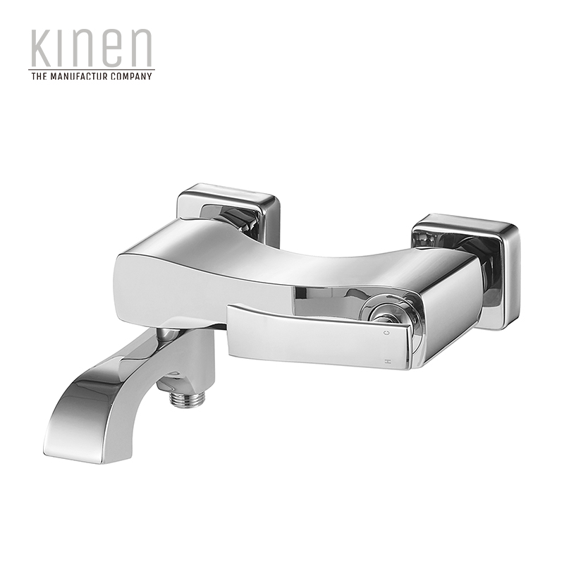 Kinen Triumph Series Single Lever Bath Mixer For Exposed Installation in Chrome