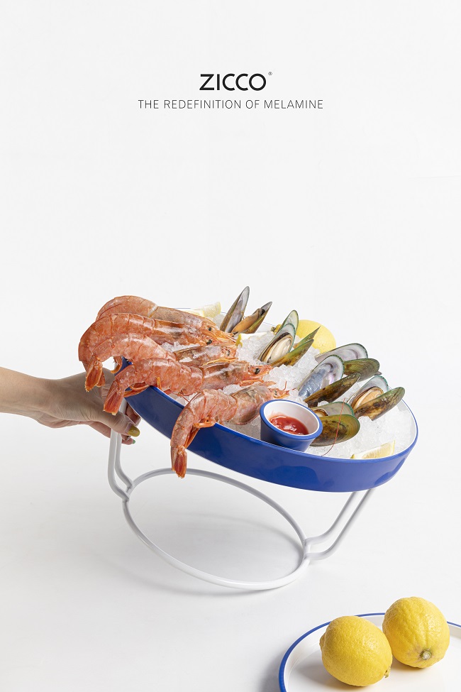High-end melamine plate of MO RIVER SERIES