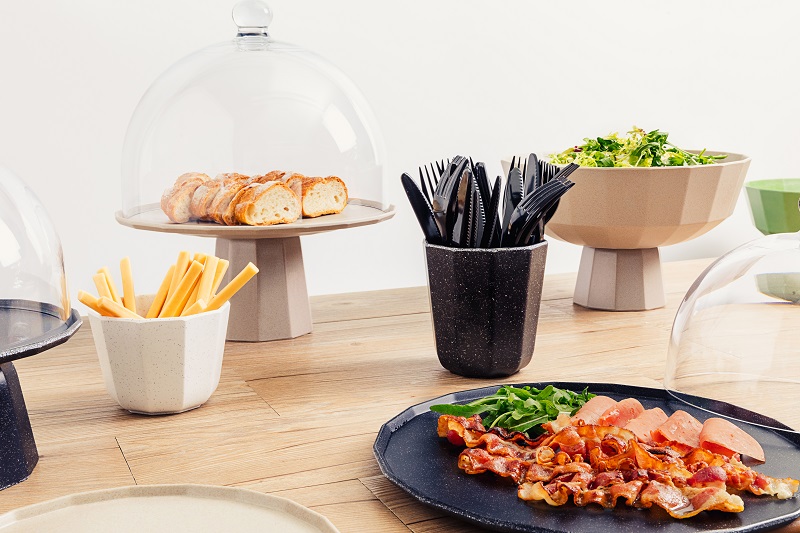 ZICCO High-end Melamine multi-function Snack Cake Stand of PO LAKE Series