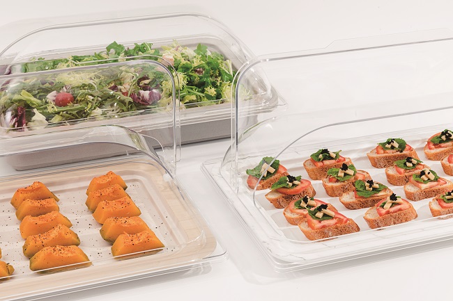 ZICCO High-end Melamine Simple Design Buffet Rectangular Plate Round Dish of The Tai Lake Series