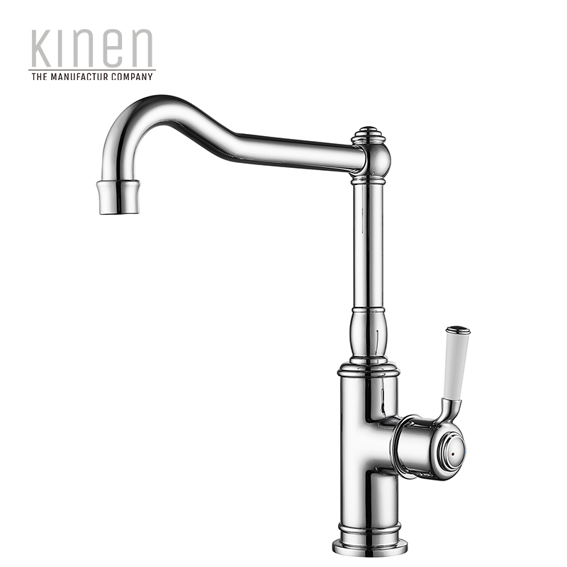 Kinen Danube Series Single Lever Kitchen Mixer in Chrome