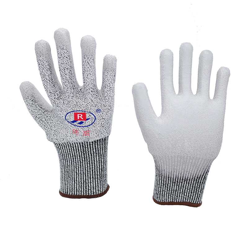 Anti-Cut Gloves - Grade 5 PU Cut Resistant Gloves Working Gloves