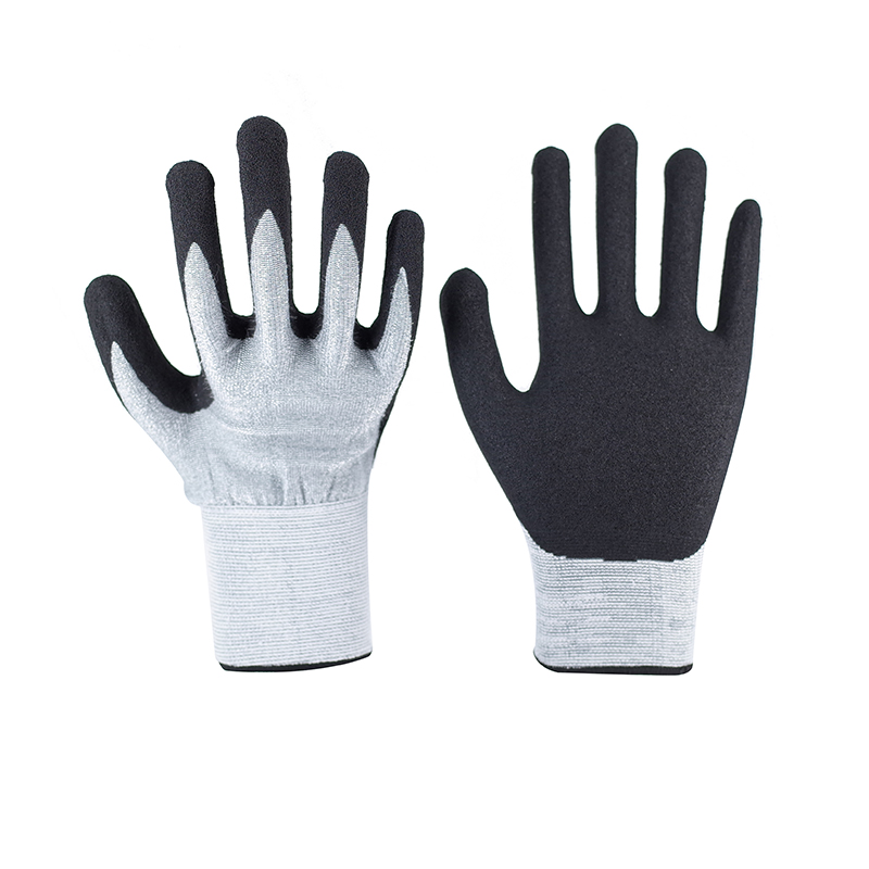 Cut Resistant Gloves - 13 Stitch Ultra Thin Nitrile Frosted Cut Resistant Working Gloves