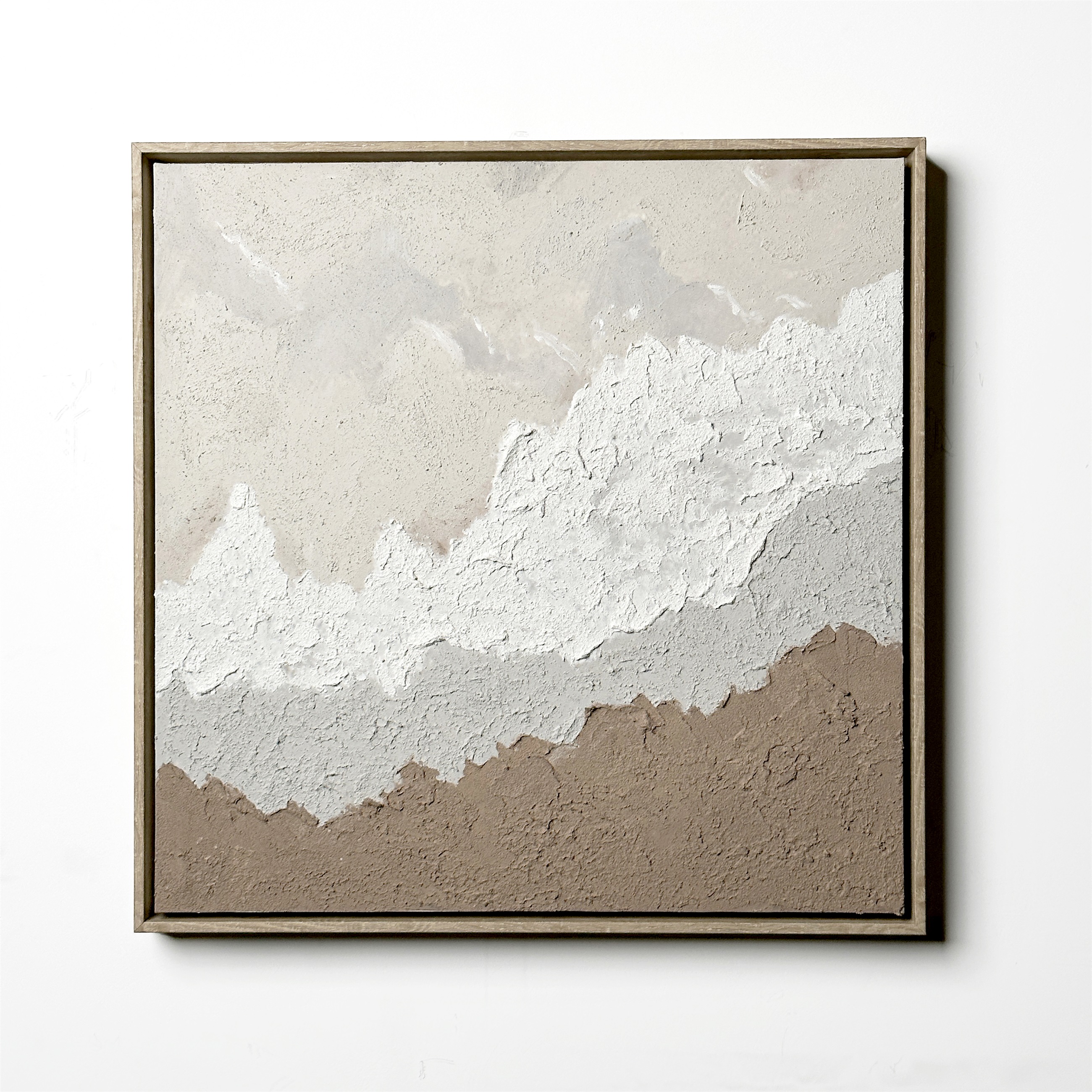 Black and white handpainted canvas wall art