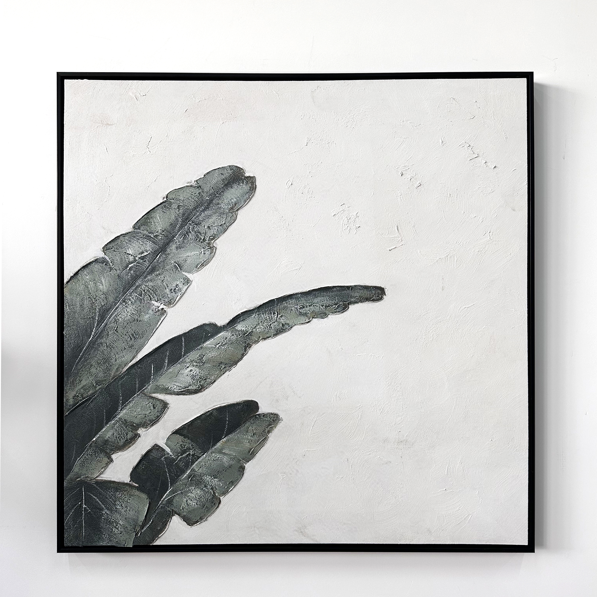 Coastal texture handpainted great wall art great painting decoration Textured Framed Canvas Art