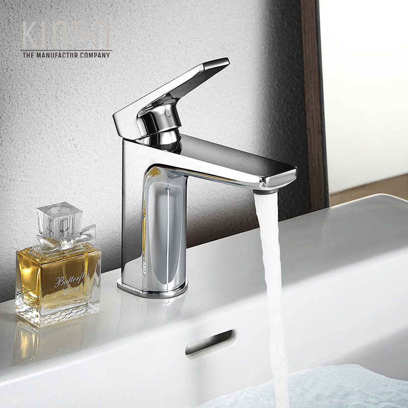 Kinen Athens Series Single Lever Basin Mixer in Chrome