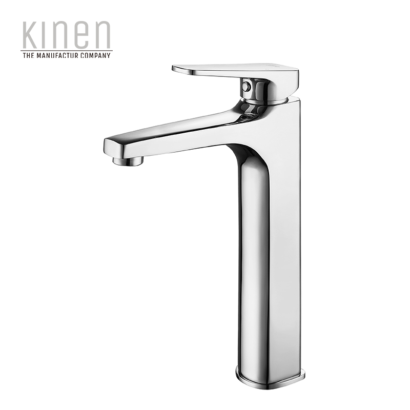 Kinen Athens Series Single Lever Basin Mixer in Chrome