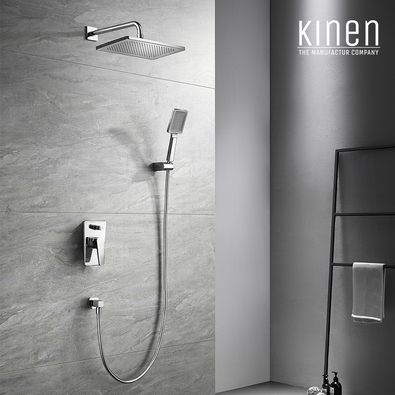 Kinen Athens Series Shower Set For Concealed Installation in Chrome