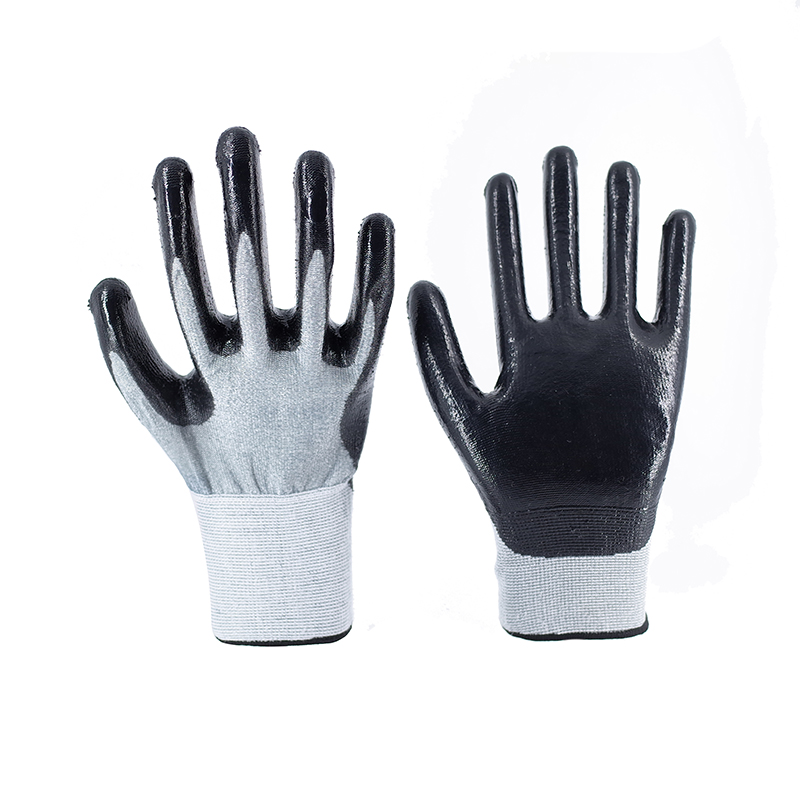 Cut Resistant Gloves - Nitrile Glossy Ultra Thin Cut Resistant Working Gloves