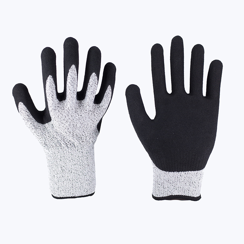 Anti-Cut Gloves - HPPE Latex Frosted Cut Resistant Working Gloves